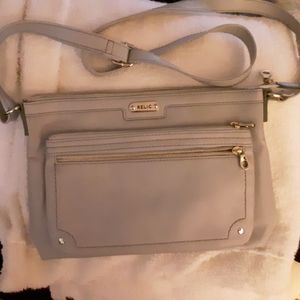 Crossbody Relic purse light grey  Never used